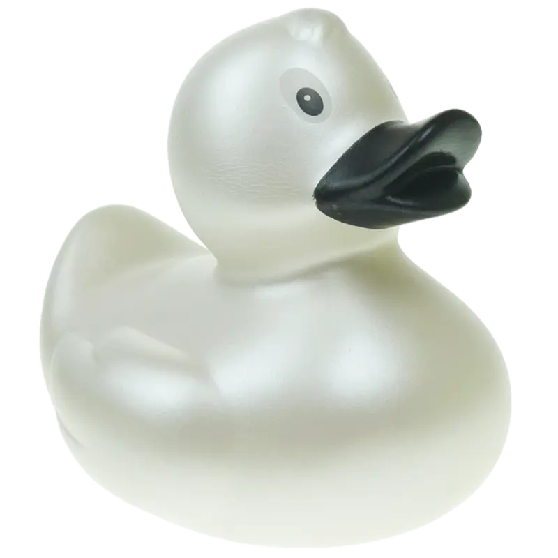 Perlmutt Ente Badeente Quietscheente Factotum