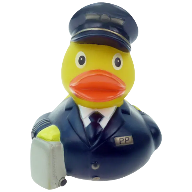 Pilot Flugkapitän Ente Badeente Quietscheente Factotum