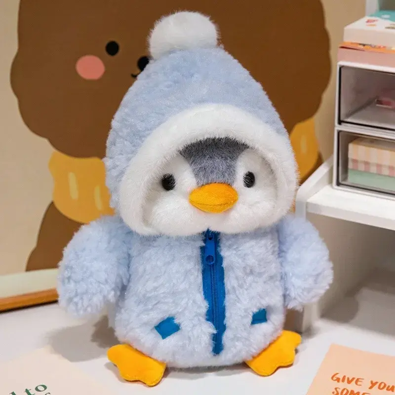 Pinguin Kuscheltier mit Kleidung | Weiches Plüschtier – Bimbino