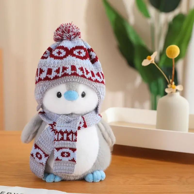 Pinguin Plüschtier grau | Kuscheltier ab 1 Jahr – Bimbino