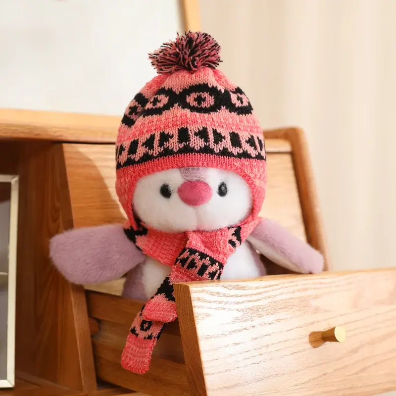 Pinguin Plüschtier rosa | Kuscheliges Stofftier – Bimbino