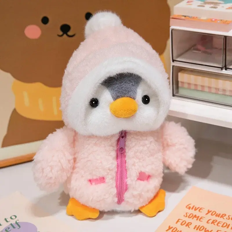 Pinguin Plüschtier rosa | Kuscheliges Stofftier – Bimbino