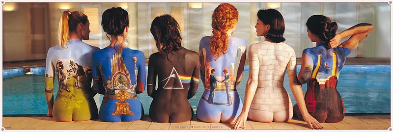 Pink Floyd 6 Girls Bodypainting Poster