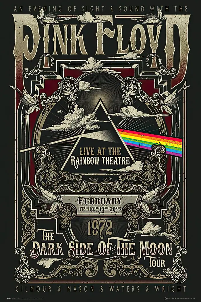 Pink Floyd Live at the Rainbow Theatre, London Poster