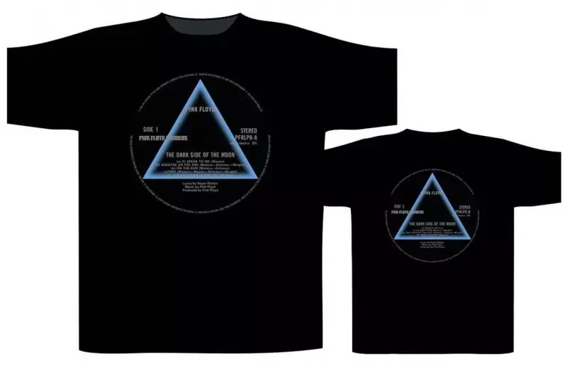 Pink Flyod Dark Side Of The Moon Record Label T-Shirt