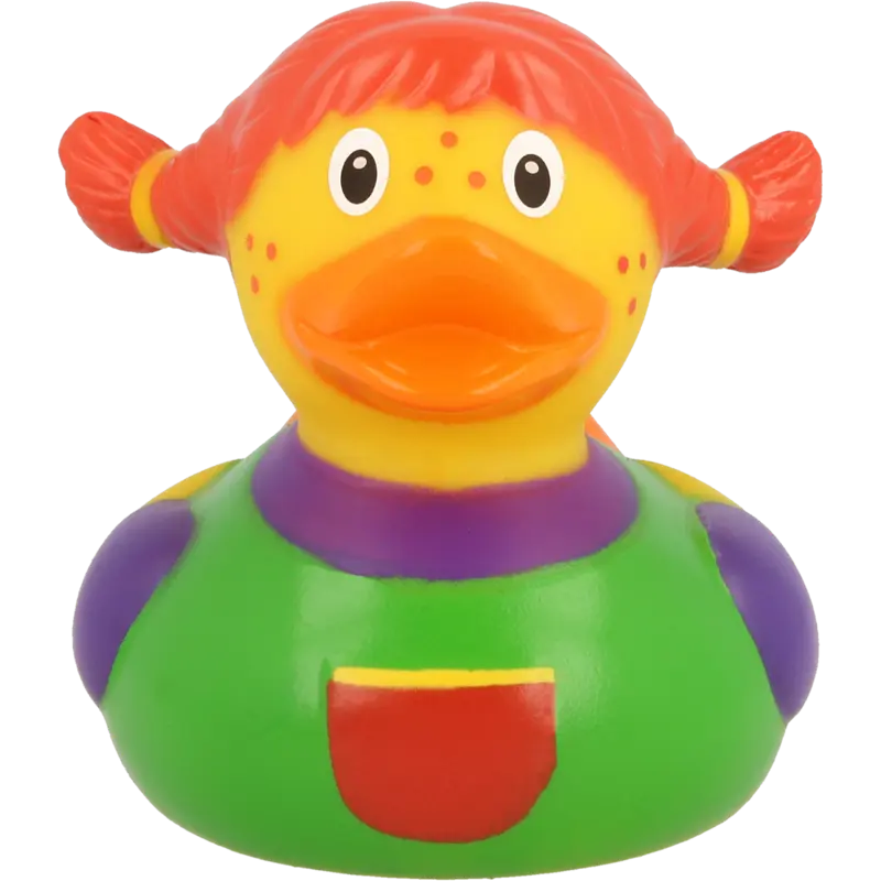 Pippi Lotta Ente Badeente Quietscheente Gummiente Lilalu
