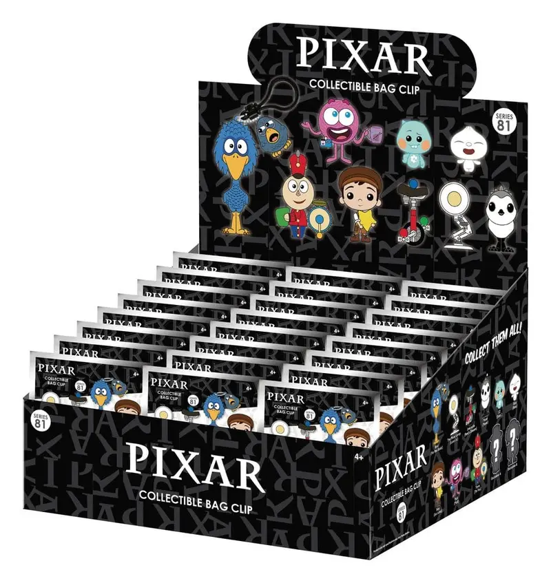 Pixar 3D PVC-Taschenanhänger Serie 82 Blind Bag Display (24)
