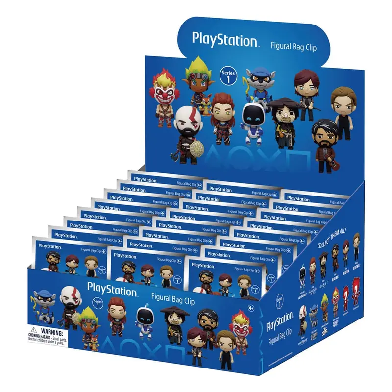 Playstation 3D PVC-Taschenanhänger Serie 1 Display (24)