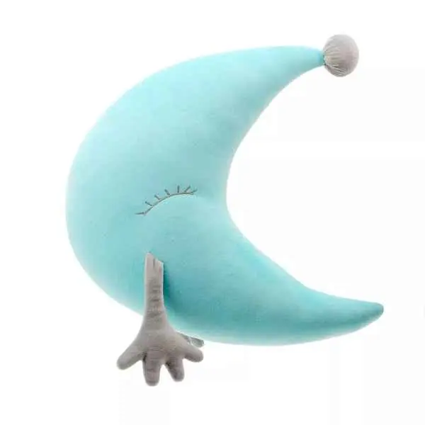 Plüsch Kuschelkissen "Lucky Moon" 36x35x12 cm Baby Kinder Kissen