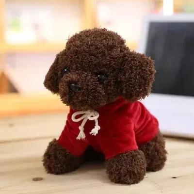 Plüsch Pudel rot 20 cm | Kuscheltier für Babys & Kleinkinder – Bimbino