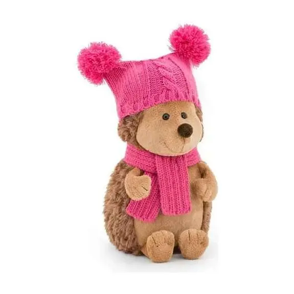 Plüsch und Stofftier "Fluffy der Igel mit Doppelbommelmütze" Life Collection 18 cm