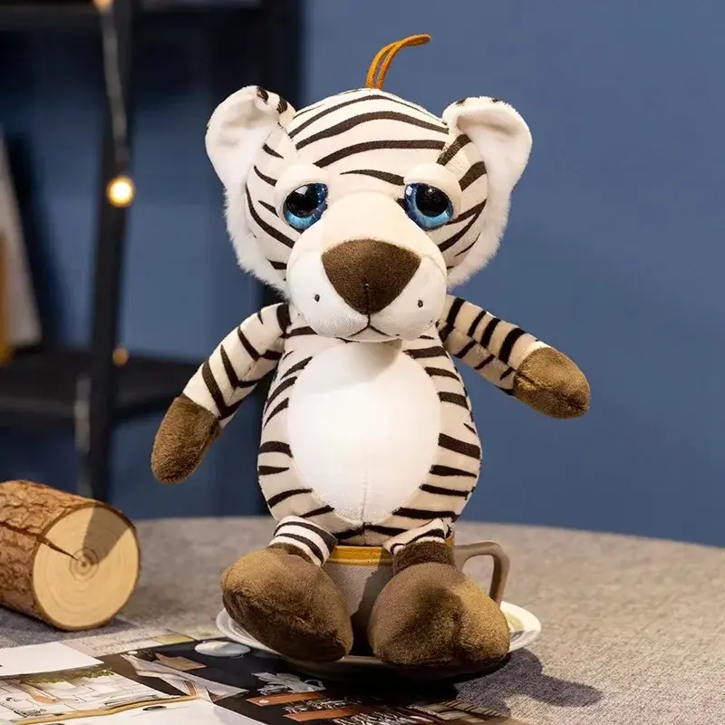 Plüschtier Tiger lebensecht | Weiches Kuscheltier – Bimbino