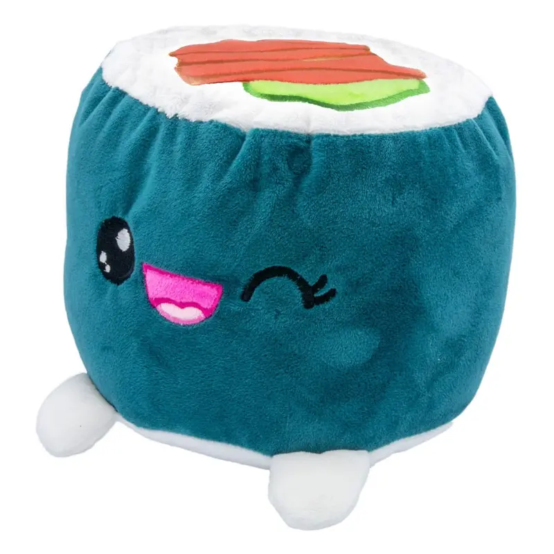 Plushi Plüschfigur Maki Sushi mit Lachs 20 cm
