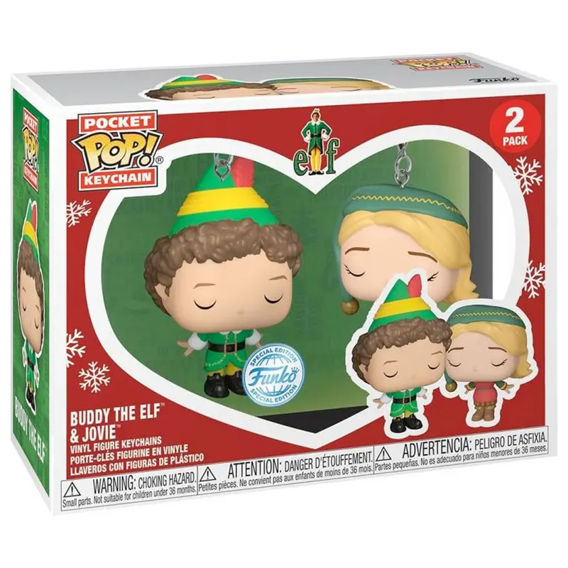 Pocket POP! Elf 2er Pack Buddy & Jovie (4 cm)