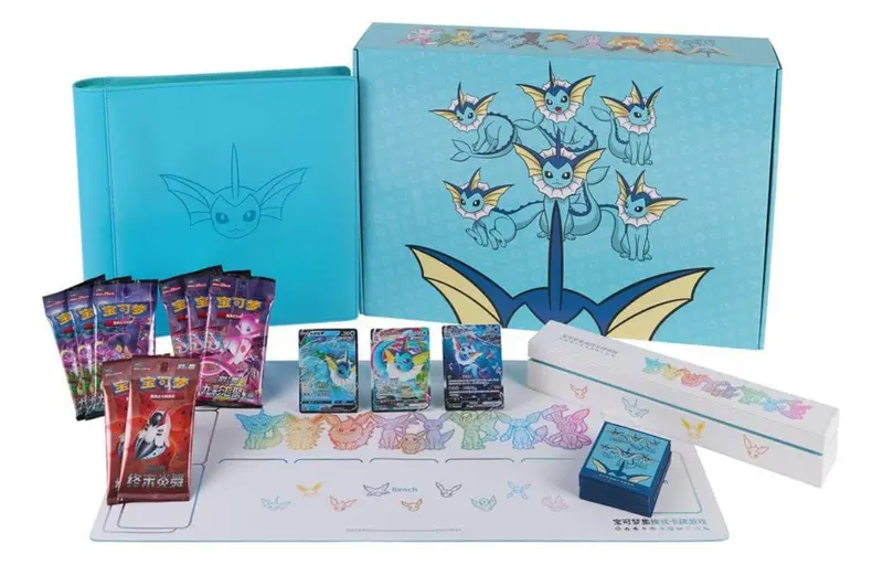 Pokémon Cards Vaporeon Gift Box Binder Coll. CHI.