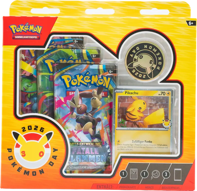 Pokémon Day 2026 Kollektion - 30 Jahre Pokémon "Pikachu" (DE)
