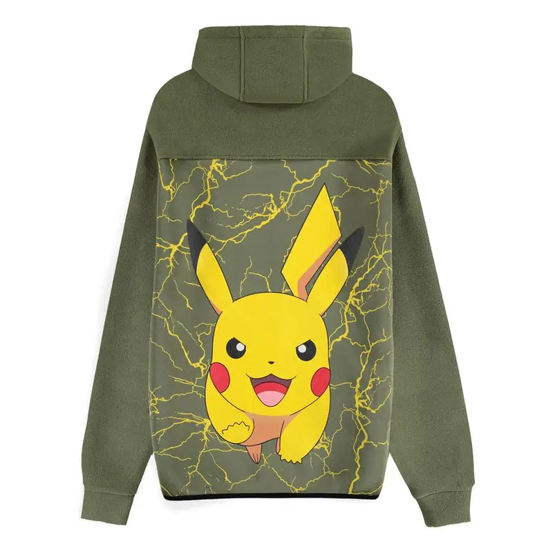 Pokémon Kapuzenpullover mit Reißverschluß Pikachu  Größe M