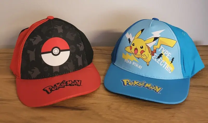 Pokemon Pikachu Pokeball Kinder Basecap Kappe Mütze Cap Sonnenschutz Sport Gr.52/54 NEU