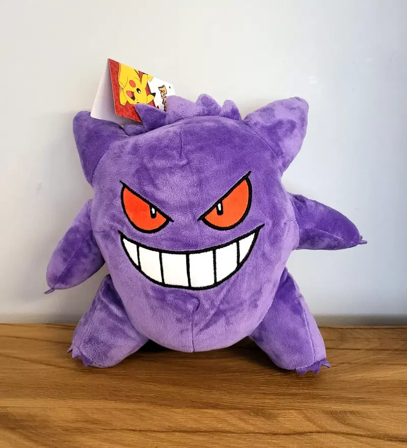 Pokemon Plüschtier Gengar 3D Rucksack Spielzeug Kinder Deko Stofftier Kuscheltier ca.30 cm Plüsch Spiel NEU
