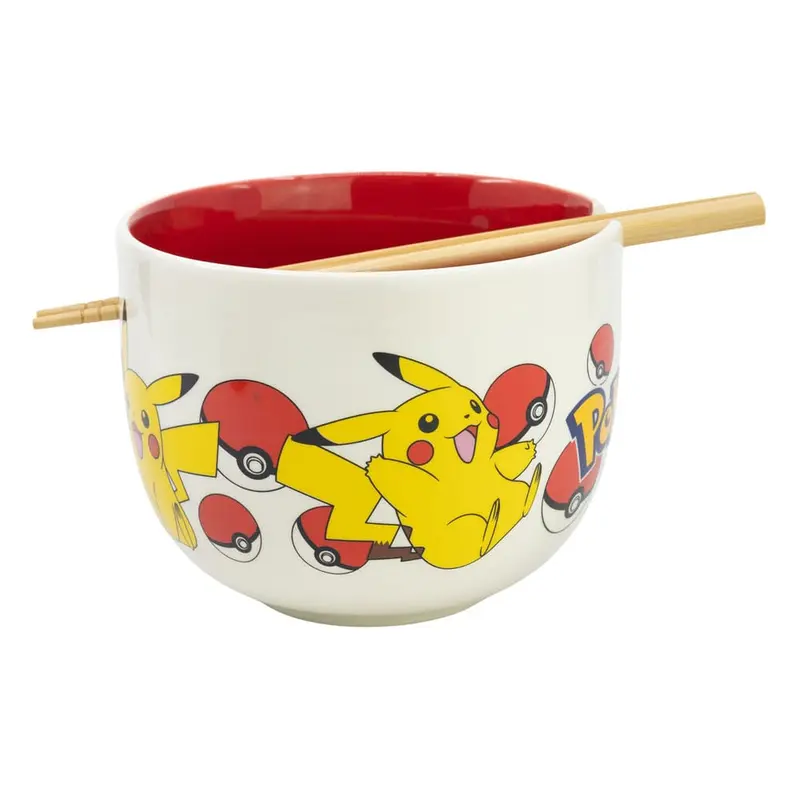 Pokémon Ramen-Schüssel mit Stäbchen Face