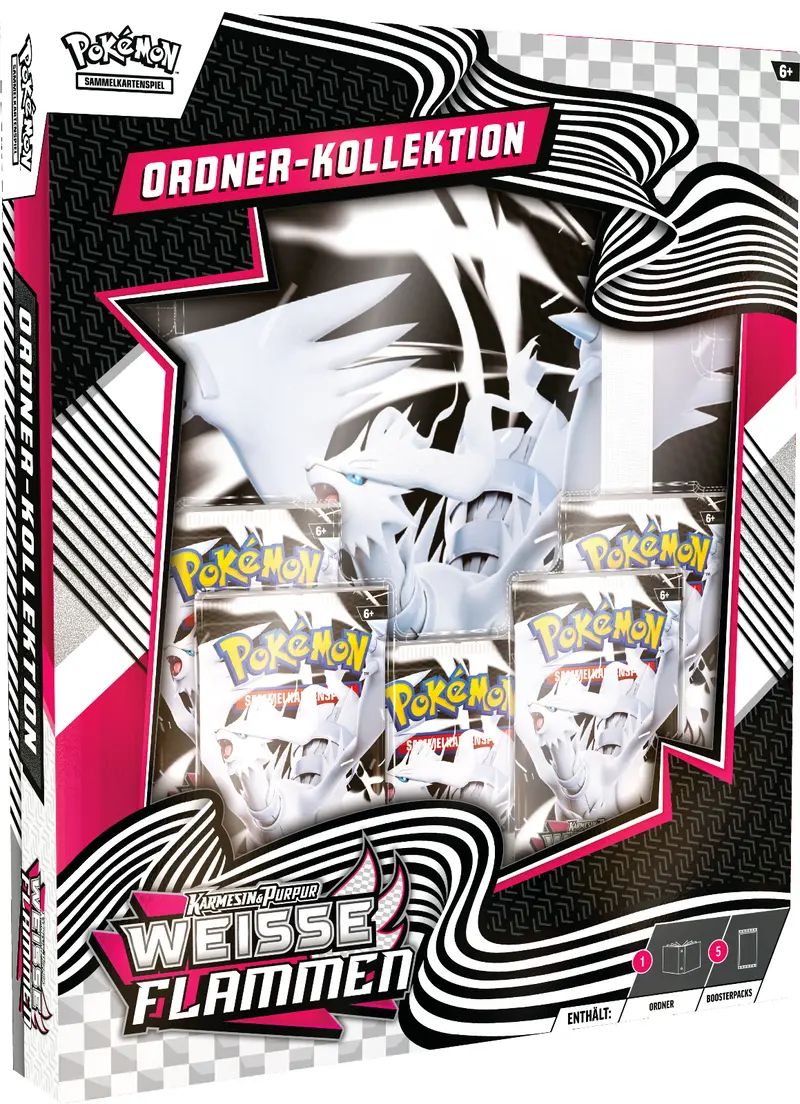 Pokémon Schwarze Blitze Ordner Kollektion KP 10.5 Binder Deutsch