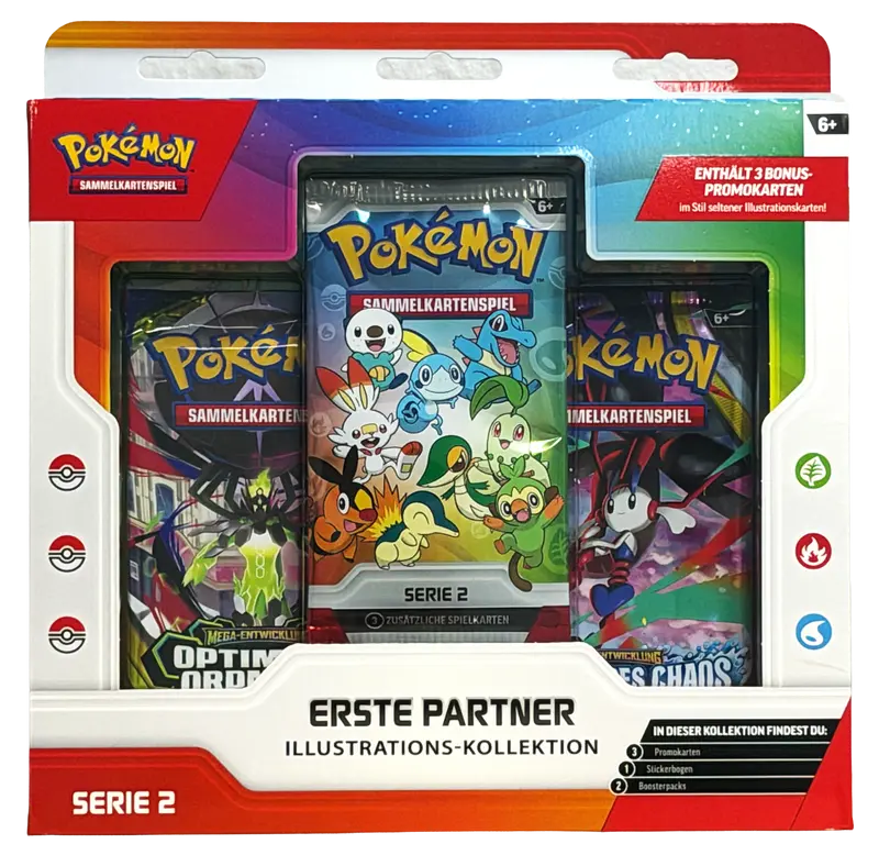 Pokémon TCG Erste Partner Illustrations-Kollektion Serie 2 DE