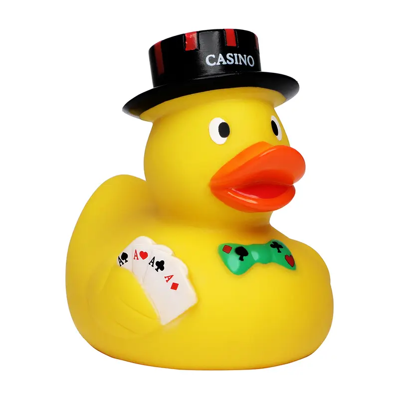 Poker Casino Ente Badeente Quietscheente Schnabels