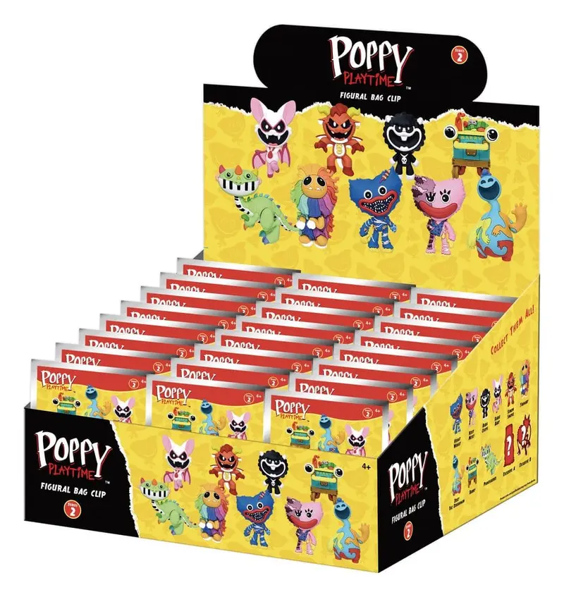Poppy Playtime 3D PVC-Taschenanhänger Serie 2 Display (24)
