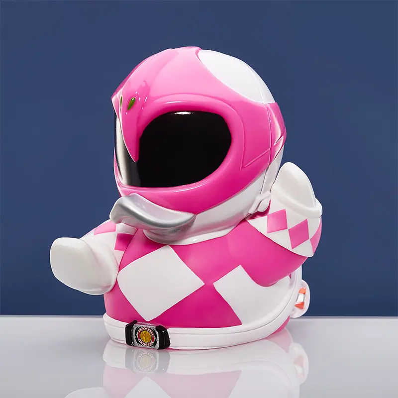 Power Rangers Pinker Ranger Ente Badeente Sammelfigur TUBBZ