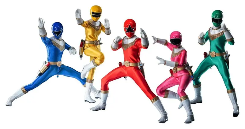 Power Rangers Zeo FigZero Actionfiguren 1/6 5er-Pack Zeo Rangers 30 cm