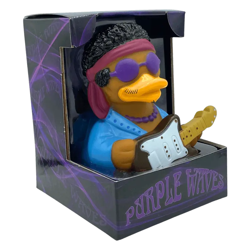 Purple Waves Ente Badeente Quietscheente CelebriDucks