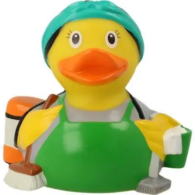 Putzfee Ente Badeente Quietscheente Gummiente Lilalu