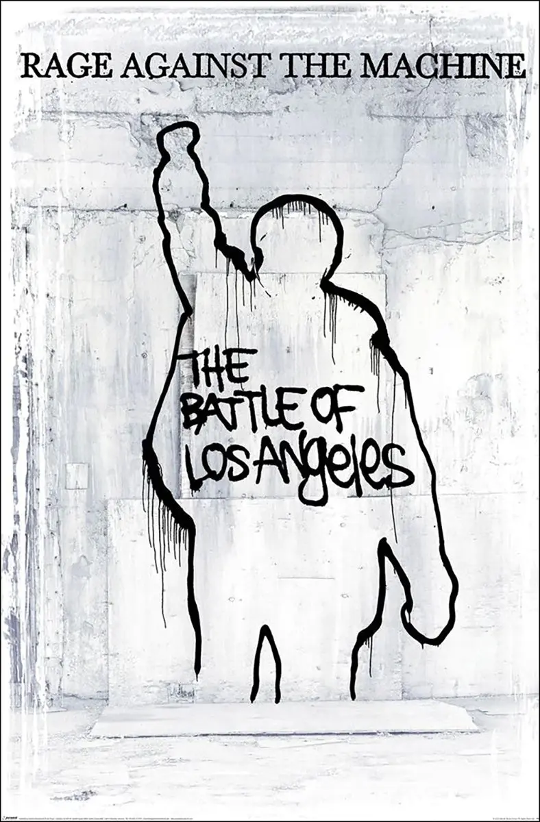 Rage Against The Machine The Battle of LA Poster