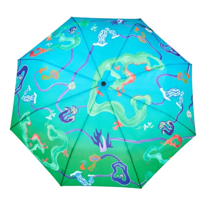 Regenschirm Aqua Fungi Birkenholzgriff Original Duckhead
