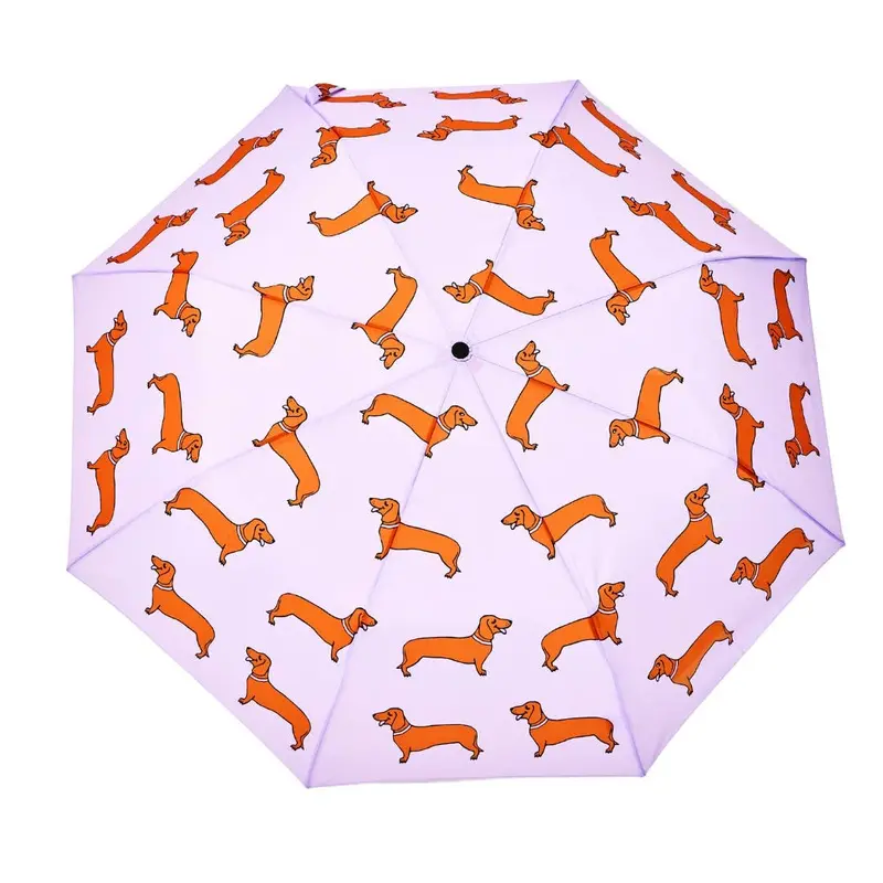 Regenschirm Dackelmotiv Rosa Coucou Suzette Paris Original Duckhead