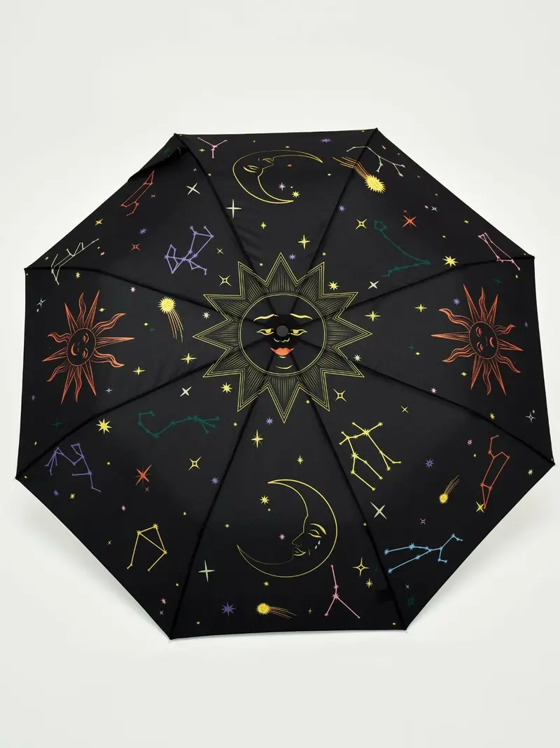 Regenschirm Zodiac Sternzeichen Birkenholzgriff Original Duckhead