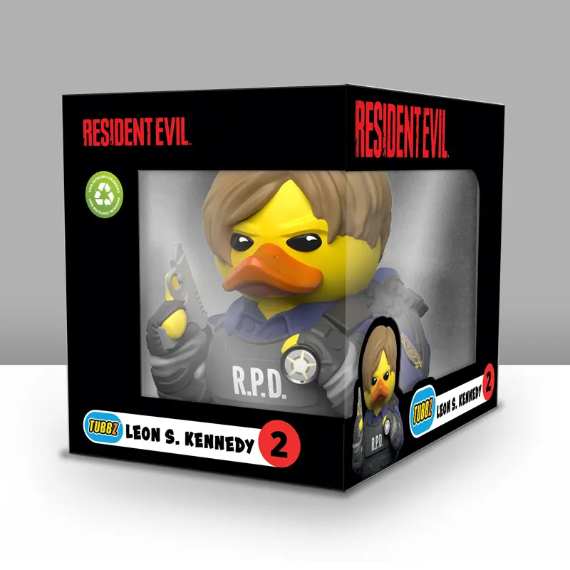 Resident Evil Leon S Kennedy Ente Badeente Sammelfigur TUBBZ