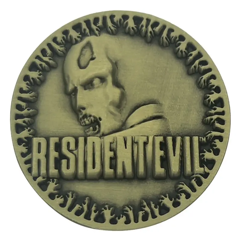 Resident Evil Sammelmünze 30th Anniversary Antique Brass Edition