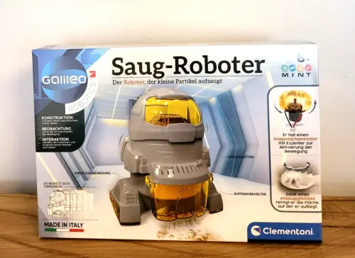 Roboter Clementoni Galileo Saug-Roboter Bauset Bastelroboter Spielzeug 8+ Jahre NEU & OVP