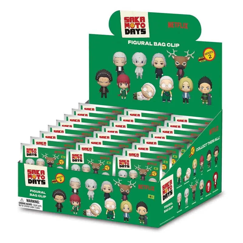 Sakamoto Days 3D PVC-Taschenanhänger Serie 2 Display (24)