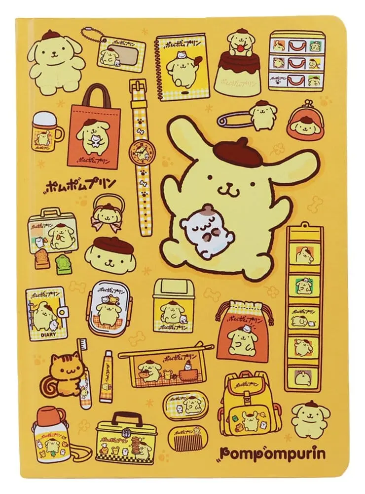 Sanrio A5 Notizbuch Pompompurin