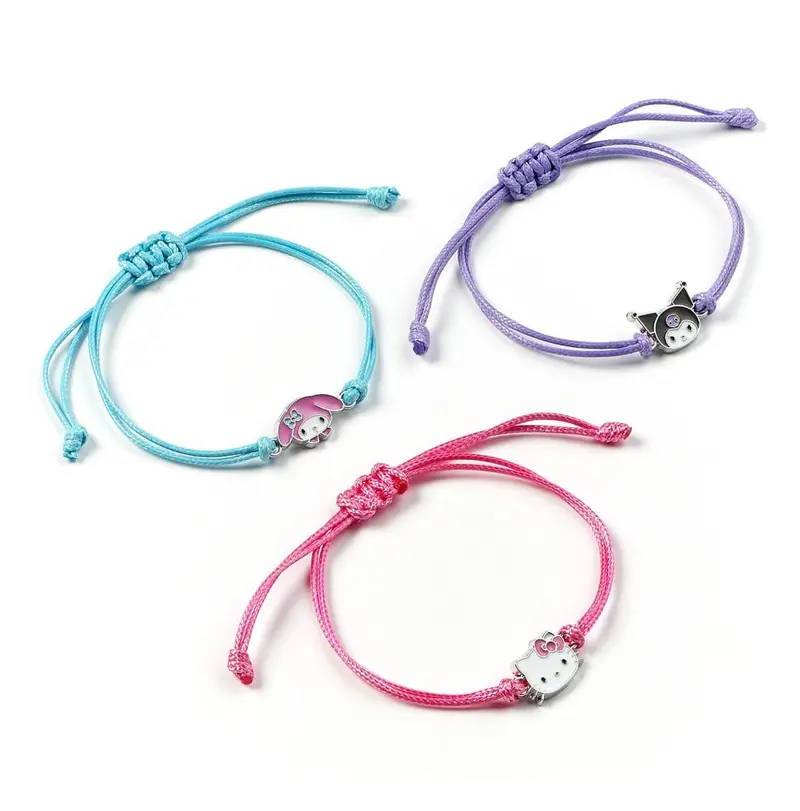 Sanrio Armbänder 3er-Pack Hello Kitty, Kuromi und My Melody