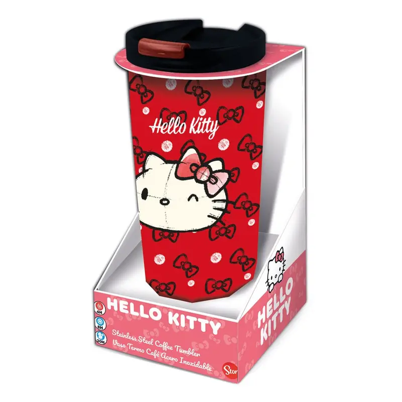 Sanrio Edelstahl-Reisebecher Hello Kitty