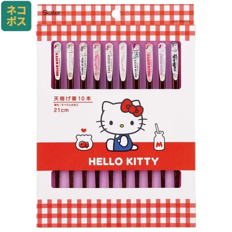 Sanrio Essstäbchen 10er-Pack Hello Kitty