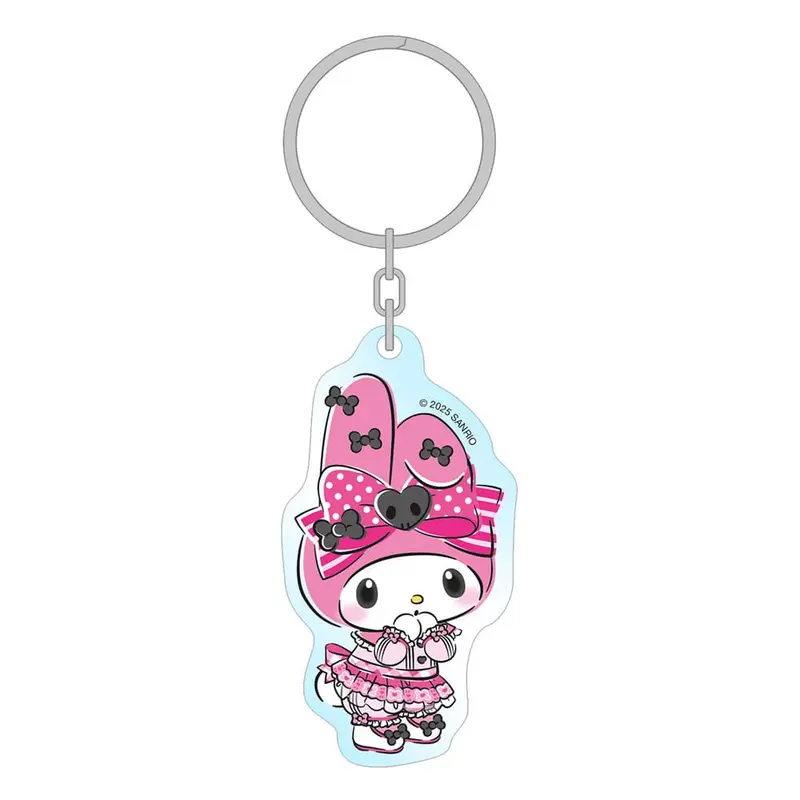 Sanrio Pink Black Party Series Acryl Schlüsselanhänger My Melody 7 cm