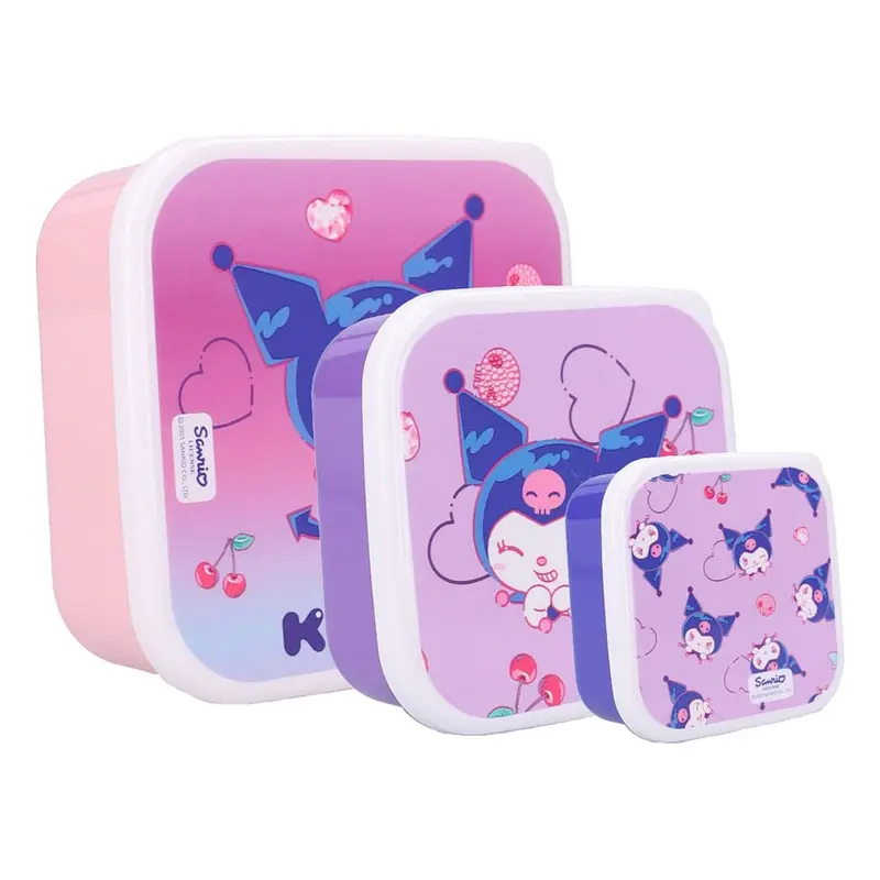 Sanrio Snackbox Set Kuromi Fresh Bites