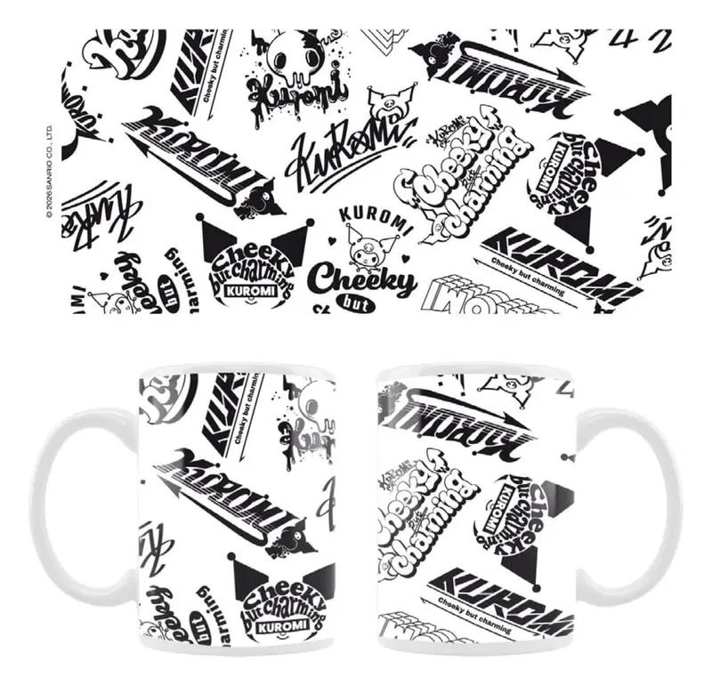 Sanrio Tasse Kuromi Street logos