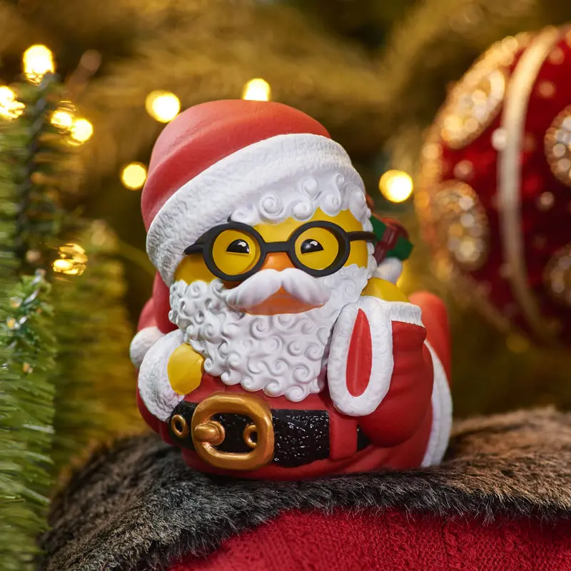 Santa Claus Weihnachtsmann Deko Cosplay Ente Sammlerstück TUBBZ