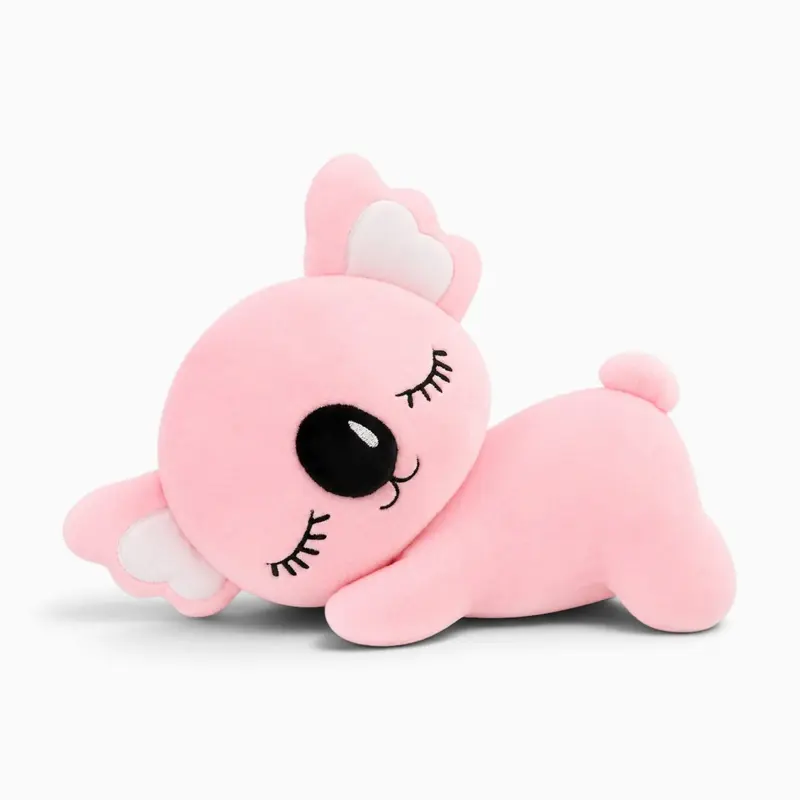 Schlafendes rosa Koala-Kuscheltier