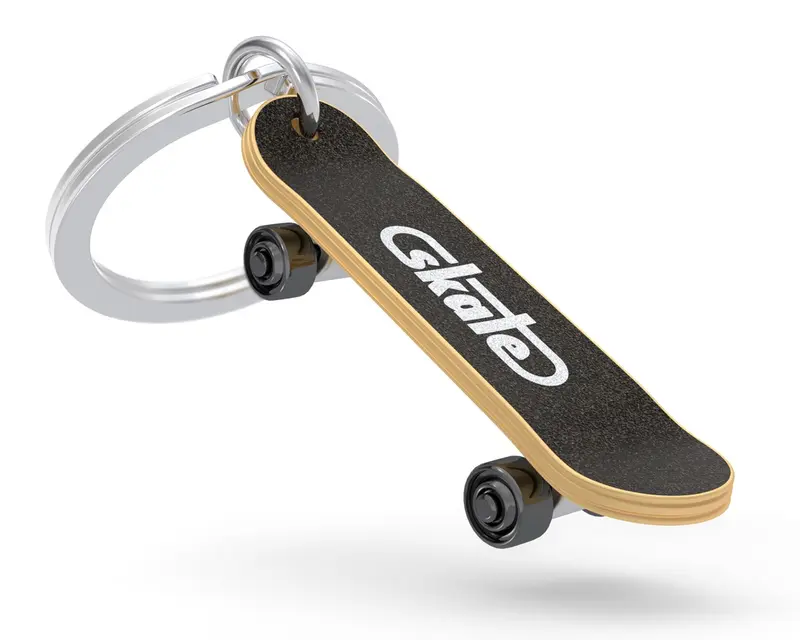 Schlüsselanhänger Skateboard Metalmorphose